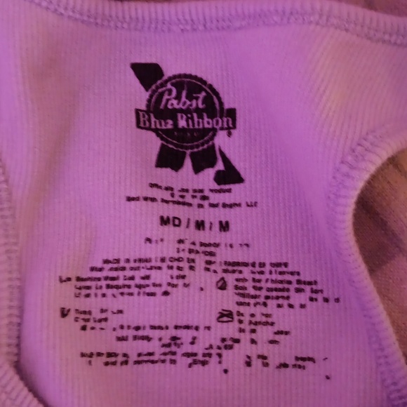 Pabst blue ribbon graphic tank top - Picture 2 of 3